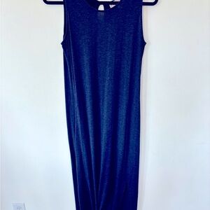 Navy maxi dress size medium